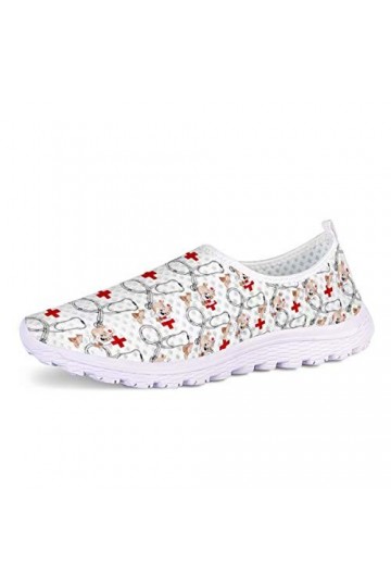 chaqlin Nurse Baskets Chaussures Femmes Casual Mesh Chaussures de Course Adolescent Adolescent Casual Sport Gym Trainers Resp