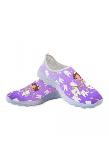 chaqlin Femmes Chaussures de Course, Belle infirmière Dentiste Chaussures dentraînement Chaussures de Jogging Sneakers Baske