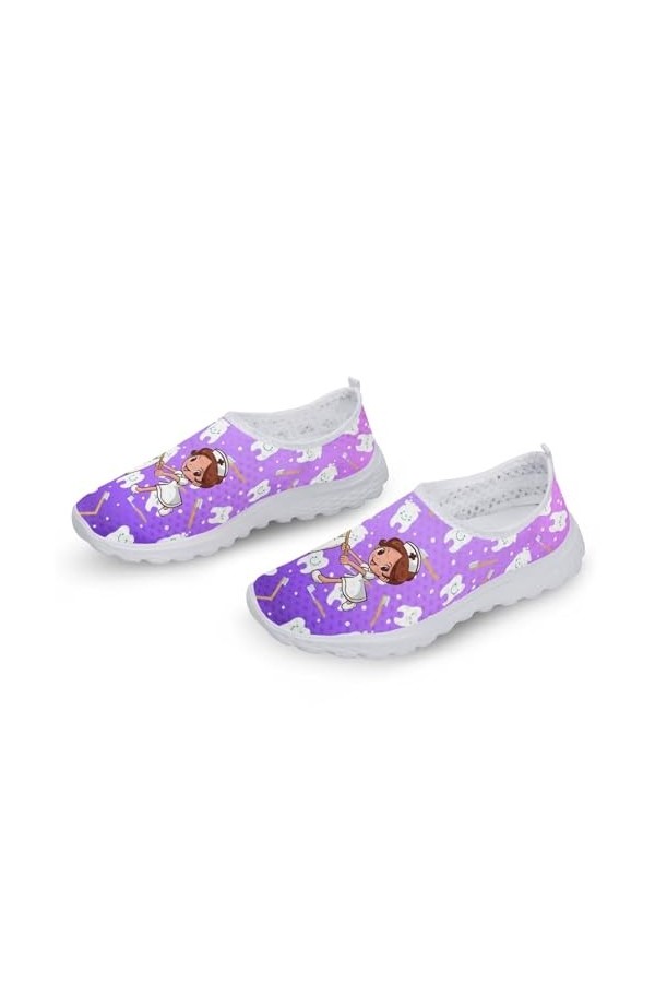 chaqlin Femmes Chaussures de Course, Belle infirmière Dentiste Chaussures dentraînement Chaussures de Jogging Sneakers Baske