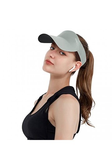 WTACTFUL Visière de sport pour homme et femme - Grand bord - Chapeau de soleil - Chapeau de plage pour la randonnée, les voya