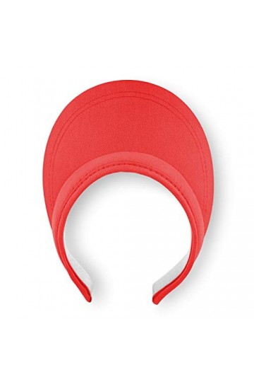 fiebig Soleil Visor | Casquette avec Bande intérieure en éponge Rouge 