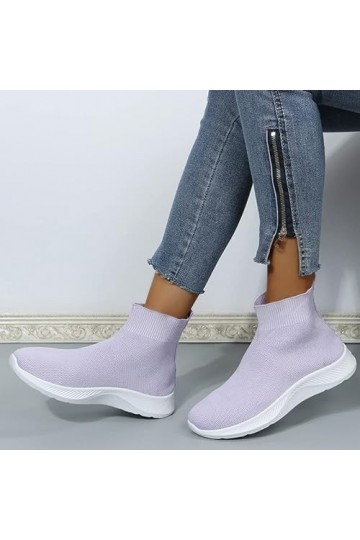 Chaussures De Securite Femmes Baskets Mode Femmes Baskets Confort Femmes Chaussures décontractées Femmes Gris Couleur Chaussu