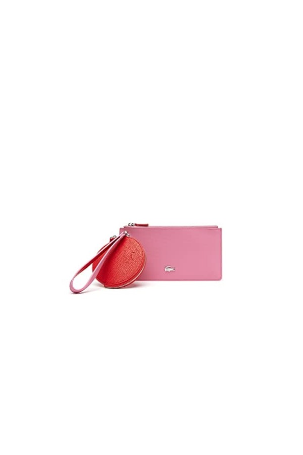 Lacoste Double Pochette Réversible Anna Femme Reseda Corrida