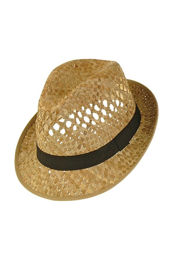 Gustav Müller Chapeau de récolte grossier., naturel, 58