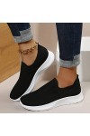 Baskets Mode Femmes Baskets Confort Femmes Chaussures décontractées Femmes Gris Couleur Chaussures de Marche Dame Chaussures 