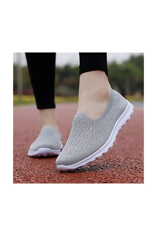 Baskets Femme Chaussures De Course Mode Été Femmes Sneakers Chaussures Massives Casual Mesh Respirant Confortable Léger Fitne