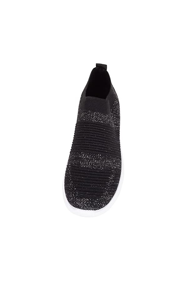 Baskets légères et élastiques à enfiler pour femme, Noir , 37 EU