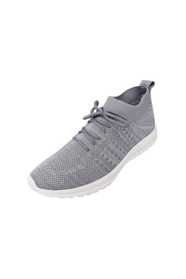 Chaussure a Roulette and One Basket Chaussures pour Pieds Larges et gonflés Femme Sneakers Beige Sandales Plates Bleu Marine 