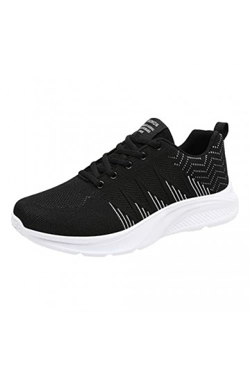 Baskets Mode Femme Sneakers Sport Running Respirantes Poids Léger Basket Mode Tendance Respirant Mesh Confortable Fitness Cha