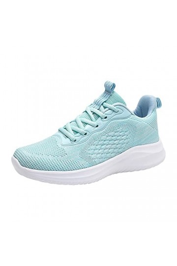 Baskets Mode Femme Sneakers Respirant Mesh Confortable A Lacets Plates Canvas Confortables Pas Cher Mode LéOpard Respirant Me