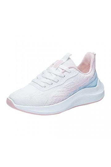 Baskets Mode Femme Sneakers Tennis Chaussures De Toile Chaussures de Running Sport Tendances Fitness Respirantes Sneakers Cha
