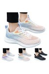 Chaussures de Sport Femme Respirant Femmes Baskets à la Mode Couleur Correspondant Nouveau été Maille Respirant Confortable S