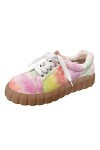 lcybem Mode Baskets Femme Plateforme Chaussures Casual Confortables Chaussures de Sport Legere Toile Sneakers Multicolore 37