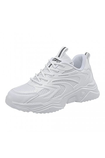 Chaussure Orthopedique Femme Chaussures Respirantes Basket Mode Baskets élégantes Chaussure de Running Toile Sneakers Maille 