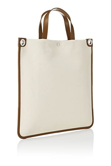 Lacoste Heritage Canvas Shopping Bag Natural Tan