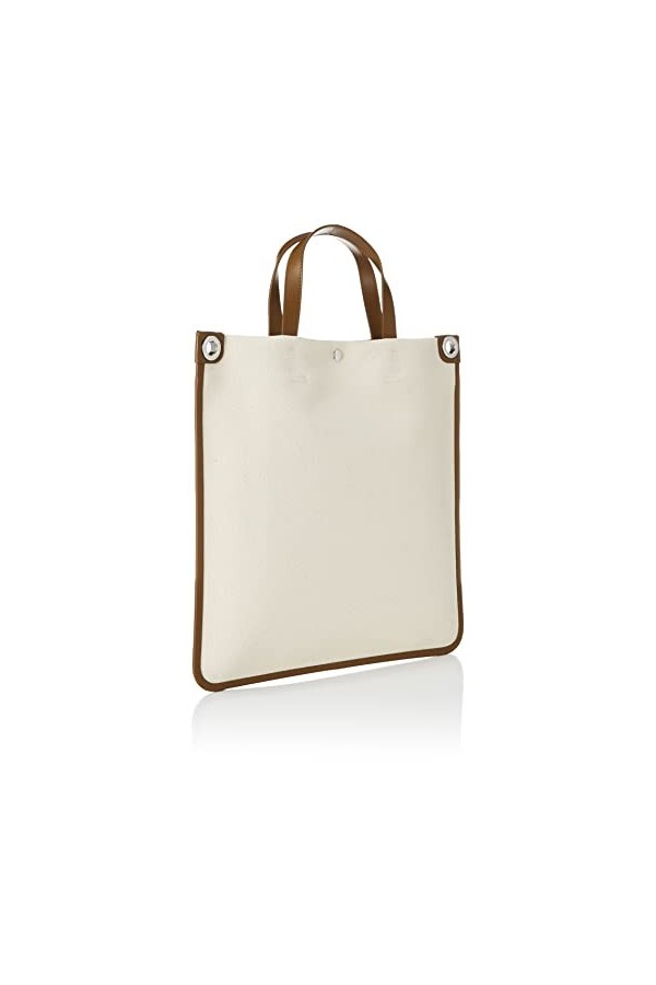 Lacoste Heritage Canvas Shopping Bag Natural Tan