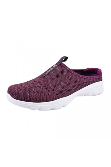 Chaussures de Sport Femme Respirant Femmes Baskets Mode été Nouveau modèle Maille Respirant Fond Plat Confortable antidérapan