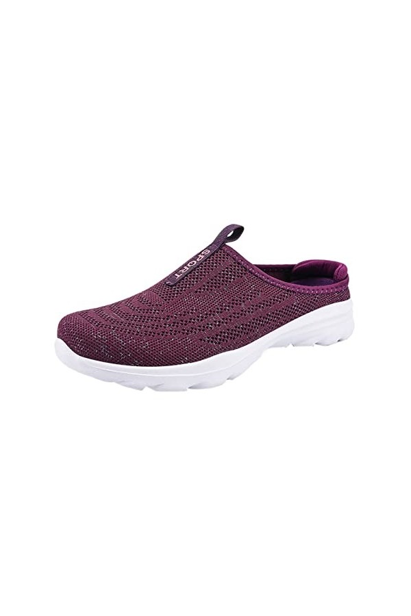 Chaussures de Sport Femme Respirant Femmes Baskets Mode été Nouveau modèle Maille Respirant Fond Plat Confortable antidérapan