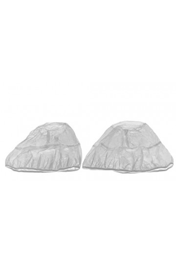 HAIBEIR Lot de 2 housses de pluie en PVC transparent pour homme et femme - Taille L, claire, L