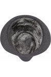 Sakkas 104FL Chapeau Fedora Laine Sammy Structured - Anthracite - Taille Unique