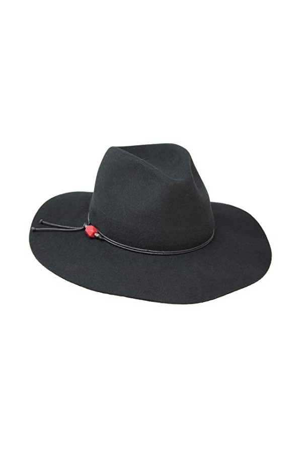 Borges & Scott Austin - 100% Feutre de Laine de première qualité - Cordon ciré et Ornements en Perles de tagua Ivoire végéta