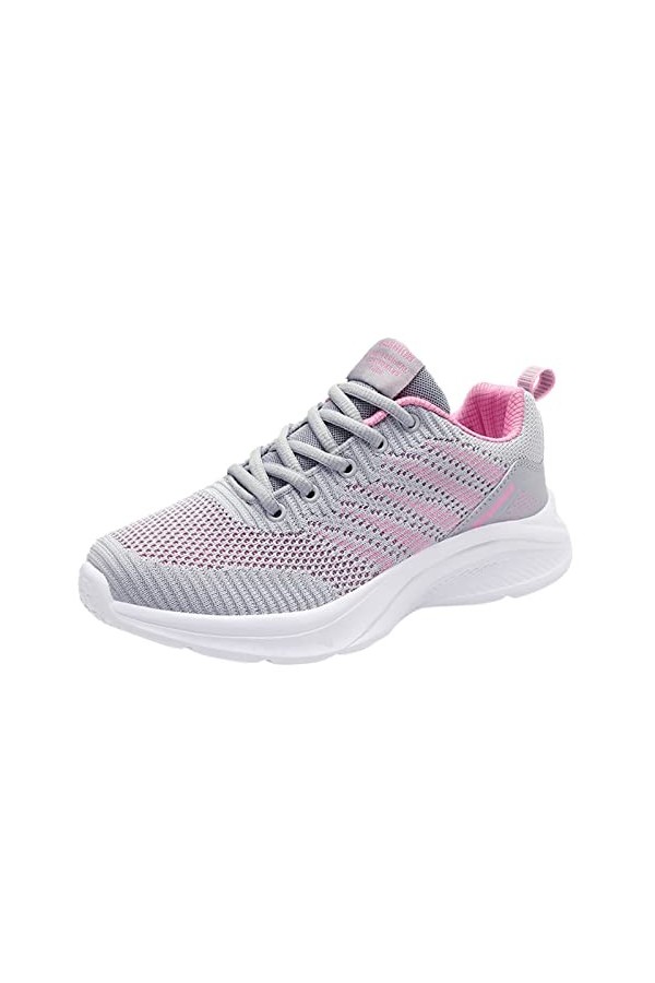 Baskets et chaussures de sport pour femme - Chaussures de sport en maille noire - Chaussures respirantes - Mode sport - Pour 