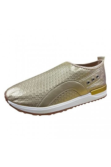 Chaussures aquatiques tendance pour femme - Légères et confortables - Couleur unie - Style décontracté - 5 orteils, doré, 39 