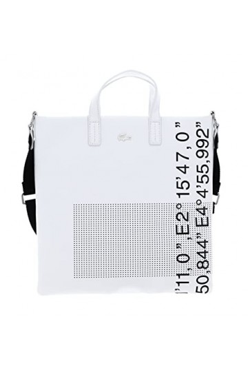 Lacoste S Shopping Bag Blanc Noir