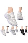 Baskets décontractées pour Dames Femmes Baskets Mode Confortable Fond Souple Fond Plat décontracté Chaussures de Sport de Ple