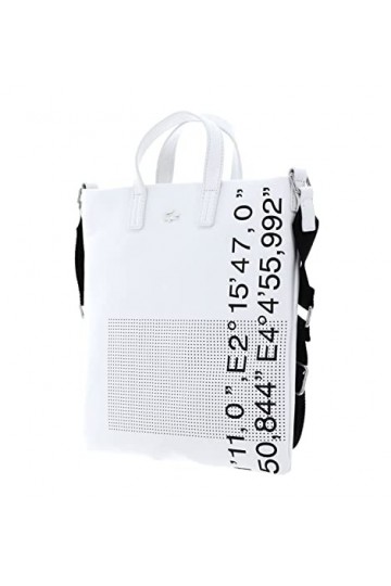 Lacoste S Shopping Bag Blanc Noir