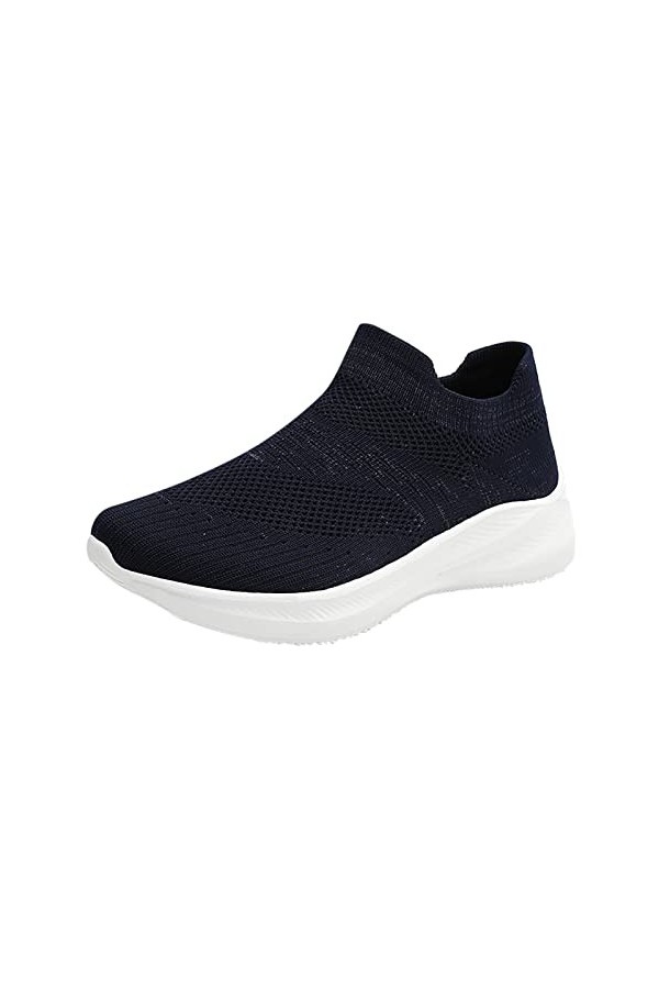 Chaussure Femme Confortable Sneakers Hommes Respirant Baskets Femmes Mode Sport Course Maille sur Couples Chaussures Glisser 