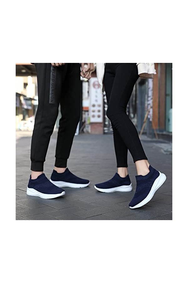 Chaussure Femme Confortable Sneakers Hommes Respirant Baskets Femmes Mode Sport Course Maille sur Couples Chaussures Glisser 