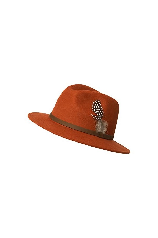 Joe Browns Laine Fedora Chic de qualité supérieure, Moutarde, Taille Unique Femme