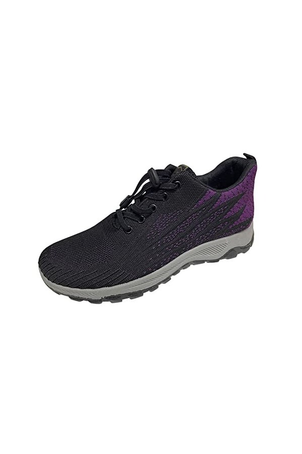 550 Chaussures de Sport Running Basket Femme Mode Baskets Dames Wedge Maille Up Colorblock décontracté Dentelle Respirant Bas