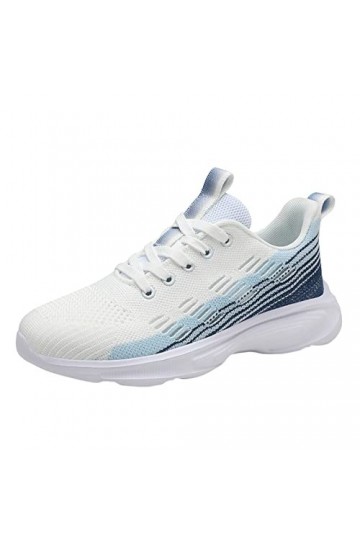 Chaussures de Sport Femme Respirant Femmes Baskets Mode dégradé Quatre Saisons Chaussures de Sport Maille Respirant Confortab