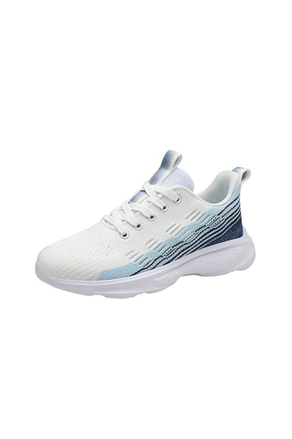Chaussures de Sport Femme Respirant Femmes Baskets Mode dégradé Quatre Saisons Chaussures de Sport Maille Respirant Confortab