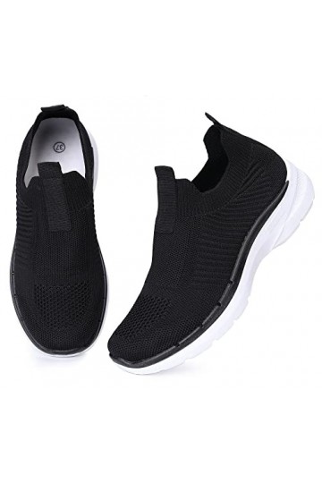 irisaa Slip On - Baskets respirantes - Chaussures de fitness - Chaussures de marche - Chaussures légères de course sur route,