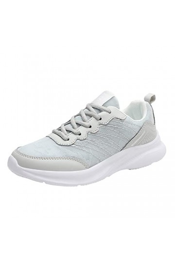 Baskets décontractées pour Dames Femmes Baskets Mode Confortable Fond Souple Fond Plat décontracté Chaussures de Sport de Ple