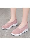 Pantoufles Femme Cuir Lazy Single Sport Fly Sock Style Chaussures dété Tisser des Baskets pour Femmes Baskets Femme Mode Bla