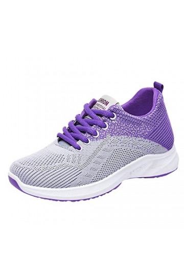 Basket Femme Respirantes Chaussures de Running Basket Femme Confort Chaussure de Running Mode automne femmes baskets fond pla