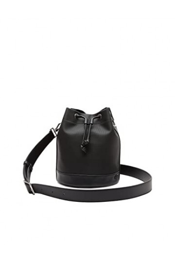 Lacoste Sac à Main Daily Lifestyle Femme, Noir, Taille unique