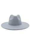 Faringoto Chapeau Fedora pour femme - Chapeau dhiver de luxe pour homme et femme, beige, taille unique