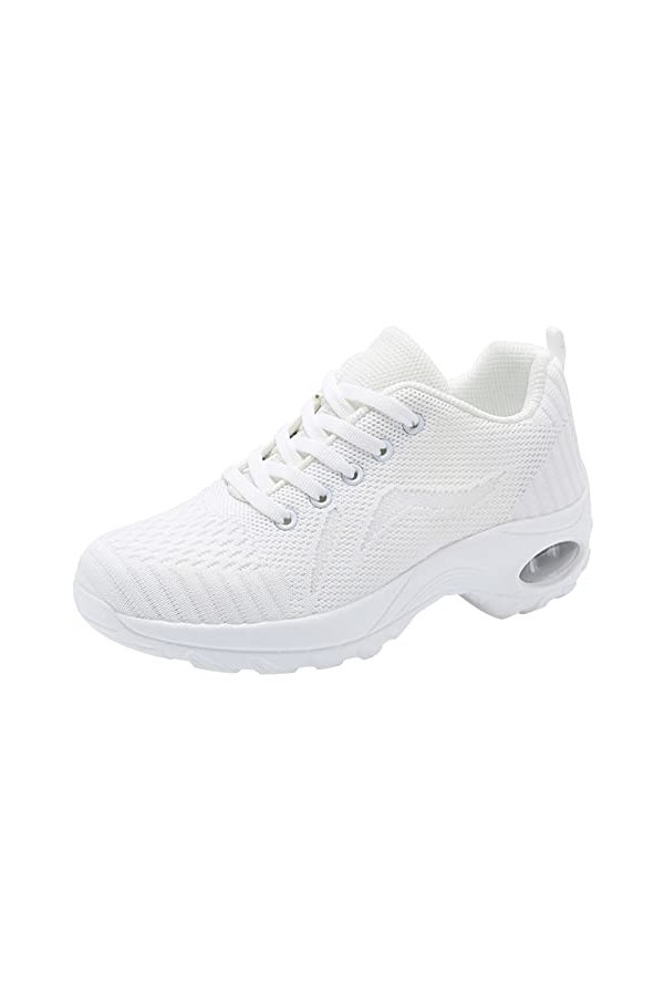 Chaussures de sport pour femme Cool Loisirs Femme Chaussures à lacets Voyage Semelle souple Confortable Chaussures dextérieu
