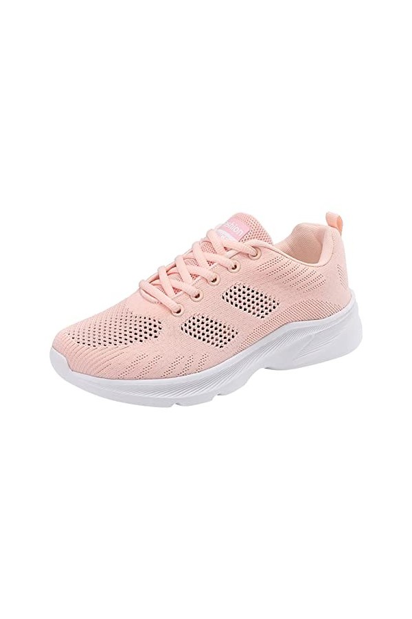 Basket Marche Femme sans Lacets Confortable Femmes Baskets Mode été Nouveau Maille Respirant et Confortable antidérapant Gran