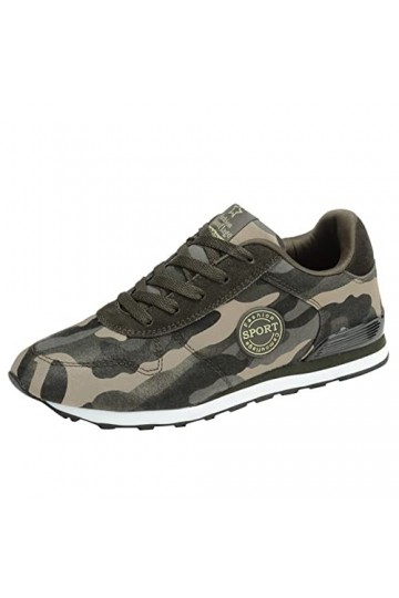 Chaussettes pour femme 39-42 - Baskets noires - Camouflage - Semelle souple - Chaussures confortables - Chaussures dextérieu