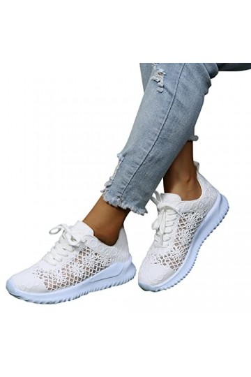 Dasongff Mode Mocassins Femme Basket Chaussures Belle décor de Strass Fitness Sport Sneakers été dextérieur Sneakers Chaussu