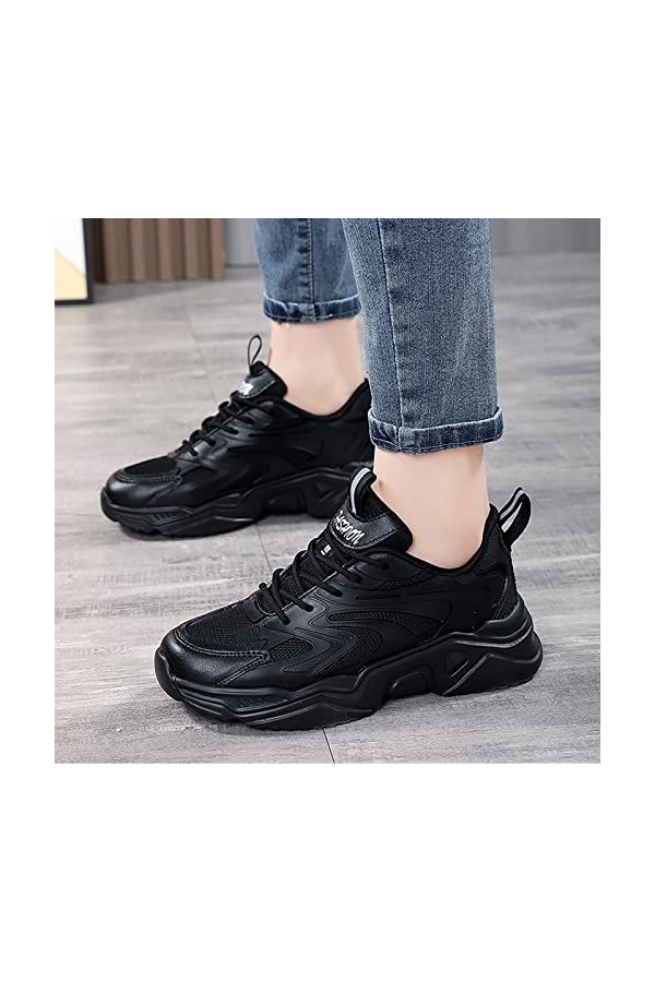 Chaussure Orthopedique Femme Chaussures Respirantes Basket Mode Baskets élégantes Chaussure de Running Toile Sneakers Maille 