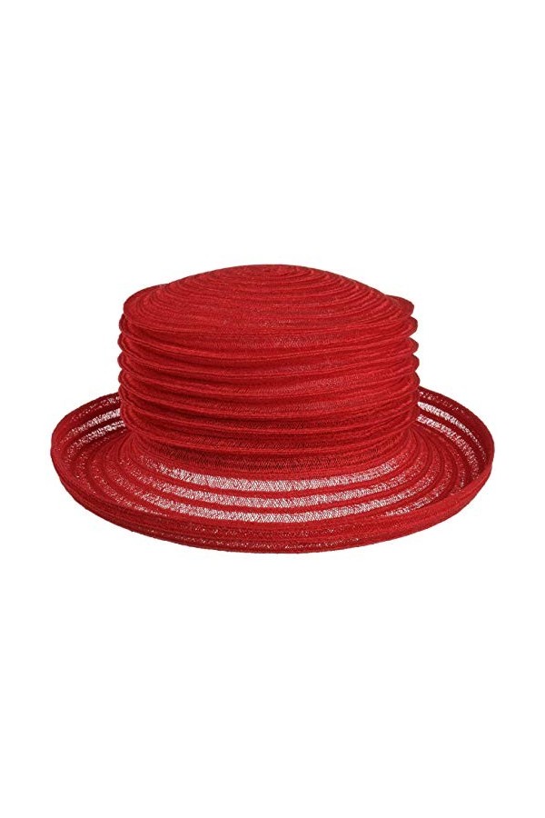 Mayser Chapeau en Chanvre Belma Femme - Made in The EU de Vacances Paille Voyage Printemps-été - Taille Unique Vert Clair