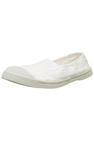 Bensimon - F15002 - TENNIS ELASTIQUE FEMME - Baskets Basses - Femme - Blanc - 37 EU