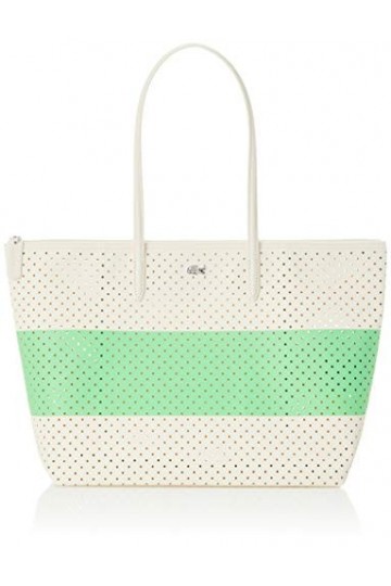 Lacoste L.12.12 Concept Seasonal Shopping Bag L Punch Natur Clair Liamone